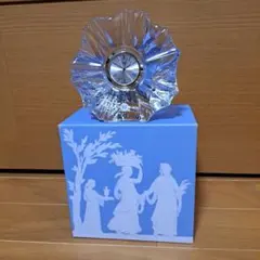 WedgeWoodクリスタルフラワー置時計