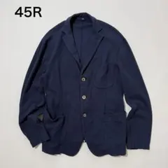 45r テーラードジャケット タオル地 アンコン コットン ネイビー WOR0002_241130_12.jpg