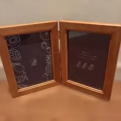 木製2連フォトフレーム　2 Lサイズ