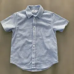 キッズ　ストライプシャツ　4-5Y