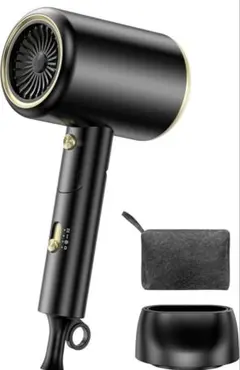 ドライヤー 1400W 大風量速乾 高濃度マイナスイオン 折り畳み式 超軽量設計