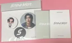 SnowMan ポップアップ トレカ 缶バッジ 目黒蓮 バンコク