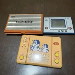 【昭和レトロ】ゲームウォッチ2台＋アラレちゃん 怪獣あそぼ ジャンクセット