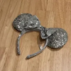ミニーマウス風シルバーカチューシャ