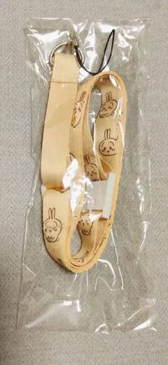 ちいかわ　うさぎ柄 ネックストラップ