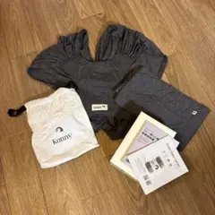 【美品】Konny コニー　箱付　抱っこ紐　チャコール　M