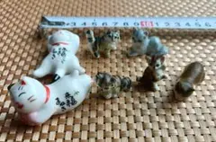 猫の置物 陶器 箸置き等 計7点