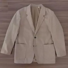 UNIQLO U ジャージーテーラードジャケット ブラウン/S