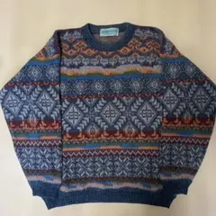 Jacquard ジャカード柄 セーター