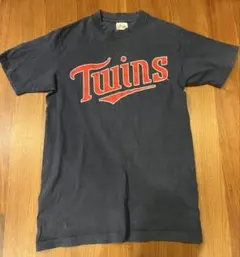 良品】マジェスティック MLBツインズ マウアー 背番号7 Tシャツ 紺 M