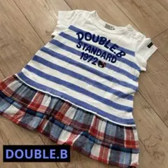 DOUBLE.B ストライプ チュニック 90cm