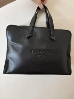LOEWE ヘリテージ 2WAY ビジネスバッグ （ブラック）