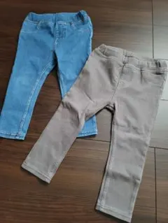 無印　レギンスパンツ　90サイズ