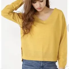 リエンダ rienda ループニット　春ニット