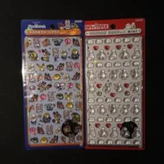 ボンボンドロップシールmini ベイマックス　ズートピア