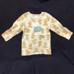 【新品タグ付き】futafuta うさぎ柄 長袖Tシャツ 90