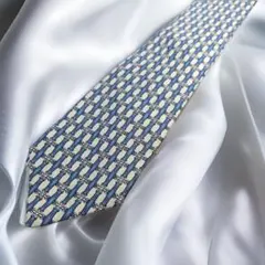 美品‼︎ ◆HERMES◆ ネクタイ/馬具/総柄/エルメス