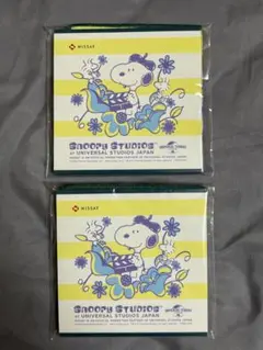 スヌーピースタジオ　タオル 2枚セット