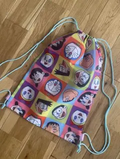 【未使用品】ドラえもん ミニタオルと巾着袋 （ナップザック）のセット