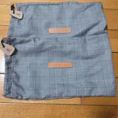 SCOTCH GRAIN シューズバッグ 2枚セット グレンチェックのサムネイル