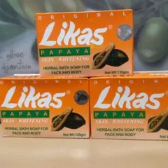 Likas Papaya Skin Whitening 135g 3pcsのサムネイル