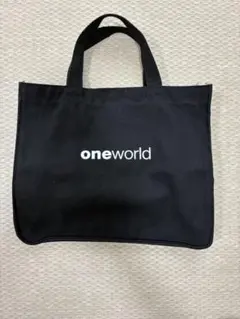 oneworld トートバッグ ブラックのサムネイル