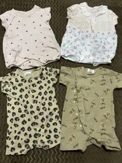 【美品‼️】ベビー服 ロンパース まとめ4枚セットのサムネイル