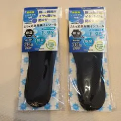 ムレ＆足臭対策インソール 26.5〜27.0cm 2セットまとめ売りのサムネイル