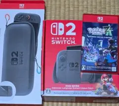 Nintendo Switch2 グレー ケース付き ポケモンレジェンズ