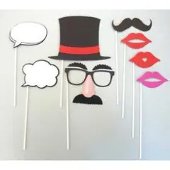 新品 フォトプロップス 自撮り小道具セット