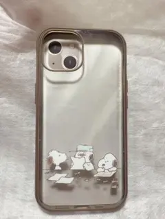 ピーナッツllllfit Clear iPhone15/14/13 スヌーピー