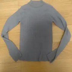 Discoat リブメランジハイネックプルオーバー