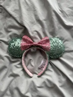 海外ディズニー カチューシャ スパンコール