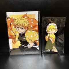鬼滅の刃 我妻善逸 プロマイド＆ピザーラ ラバストセット