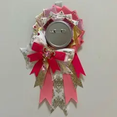 ロゼット 痛ロゼット ピンク 金