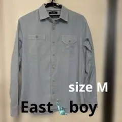 EASY & BOY ライトブルー長袖シャツ