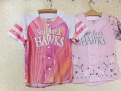 104069 ソフトバンクホークス　応援ユニフォーム　２枚セット
