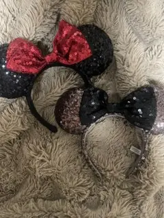 ミッキー耳カチューシャ2個セット