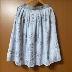 デビュードフィオレ 花柄スカート