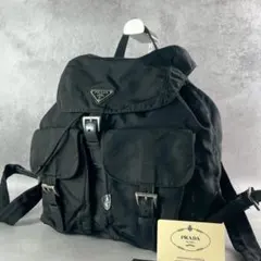 極美品✨ プラダ リュックサック バックパック ミニ 三角ロゴ ナイロン