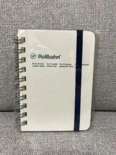 【匿名配送】Rollbahn ポケット付きメモ メタリックミニ パールホワイト