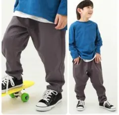 DEVILOCK デビロック 薄手ロングパンツ　グレー　120サイズ