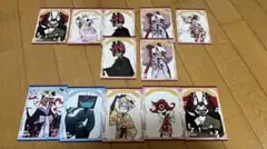 ハズビンホテル日本限定ブロマイドセット　コラボカフェアラスターのコースター付き