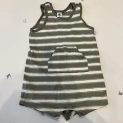 プチバトー ノースリーブロンパース