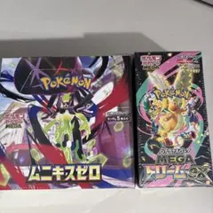 ポケモンムニキスゼロー1ボックス ポケモンメガドリームexー1ボックス