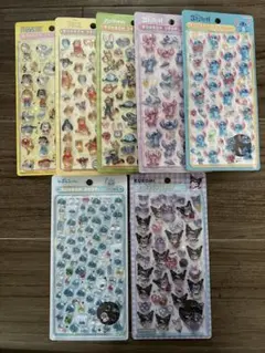 【正規品】ボンボンドロップシール ディズニー　サンリオ　しずくちゃん　まとめ売り