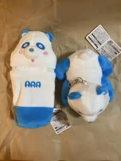 AAA え〜パンダ ボトルカバー・パスケース 2点セット（タグ付き）のサムネイル