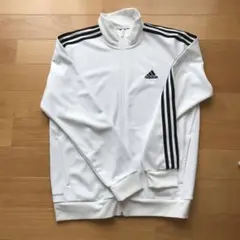 【新品】adidas ジップアップジャケット L ホワイト　アディダス