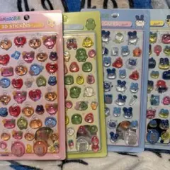 たまごっち 3Dステッカーセット 4シート