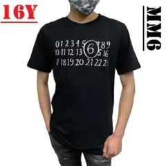 洗練されたデザイン　MM6 Tシャツ　M61020 Y14 ブラック 洗練されたデザイン MM6 Tシャツ M61020 Y14 ブラック - メルカリ